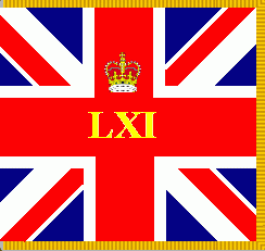 [61st Regiment of Foot, ca. 1900, Queen's Colour]